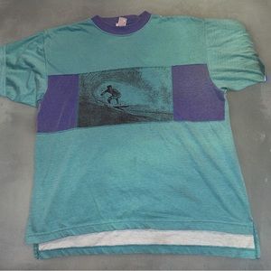 2/$30 Vtg OP Ocean Pacific 90’s Surfer Color Block Shirt